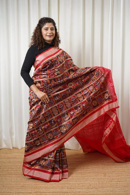 Exclusive Nabakothi Sambalpuri Pure Silk Saree