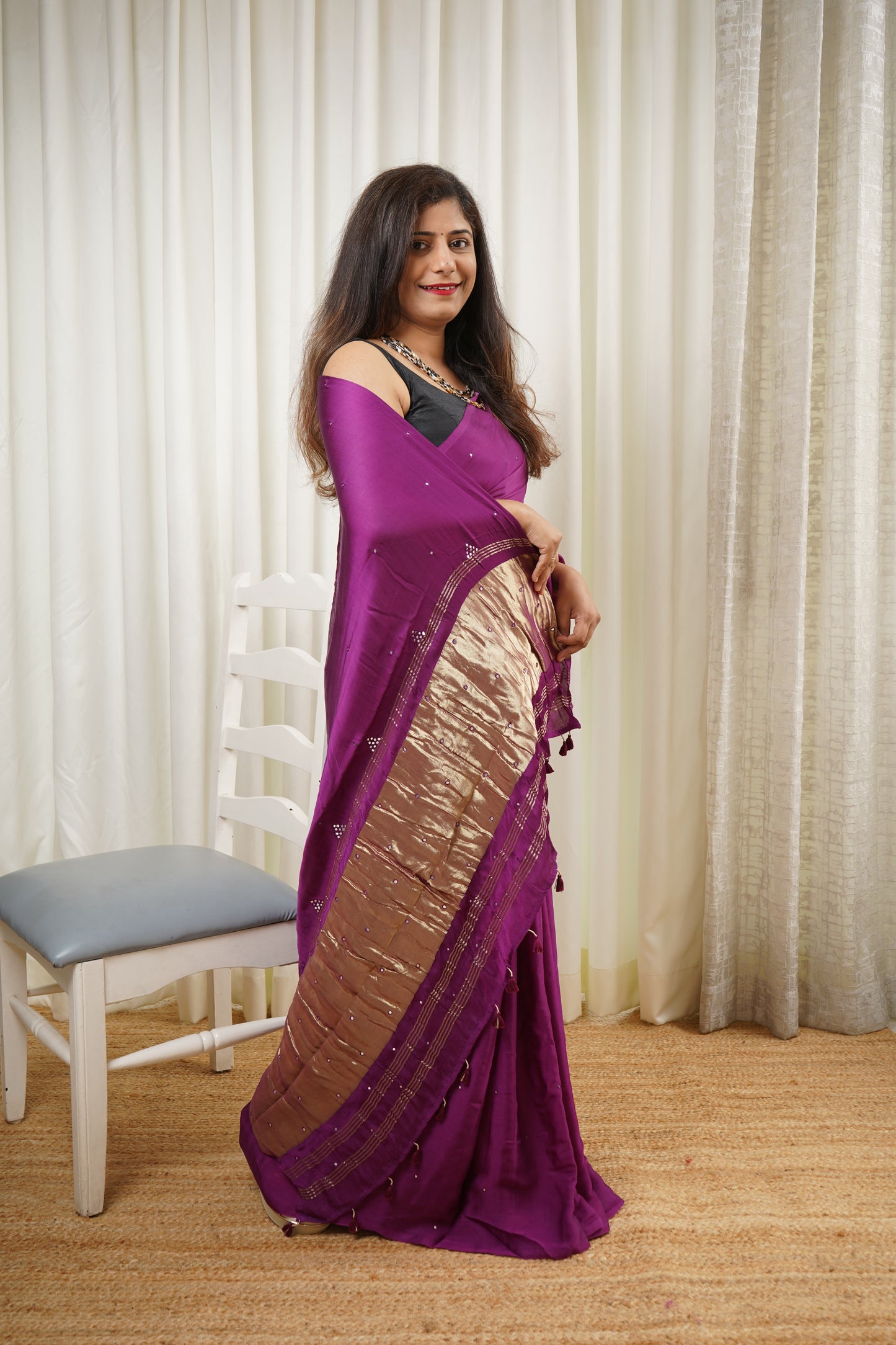 Mirror work on Modal- Purple