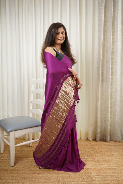 Mirror work on Modal- Purple