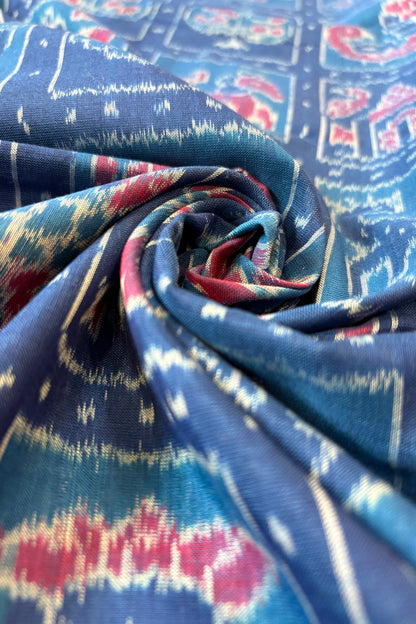 Exclusive Nabakothi Sambalpuri Cotton Saree: Blue