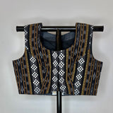 Odisha Ikkat Cotton Sleeveless Blouse