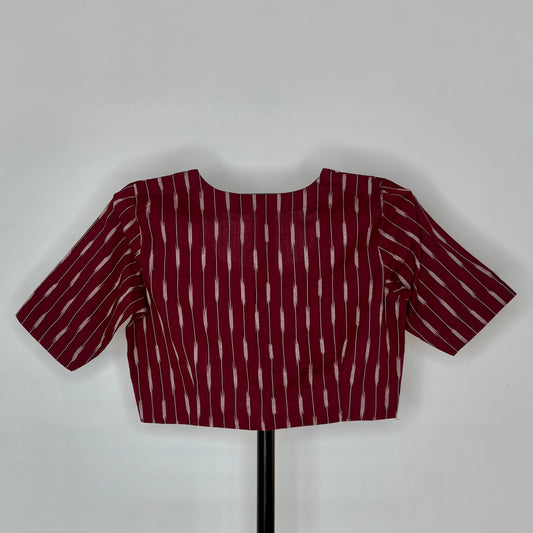 Pochampally Ikkat Cotton Blouse