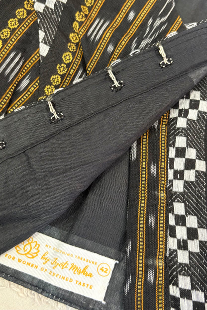 Odisha Ikkat Cotton Sleeveless Blouse