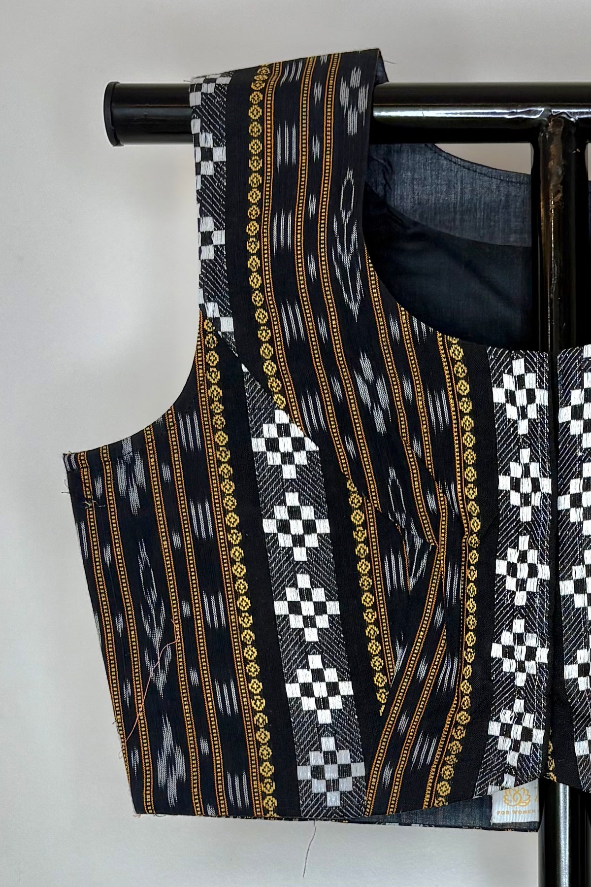 Odisha Ikkat Cotton Sleeveless Blouse