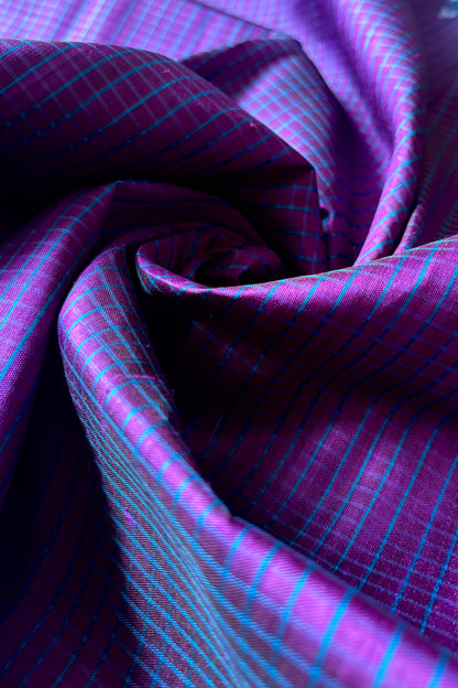 Sachipaar Khandua Silk Saree: Purple