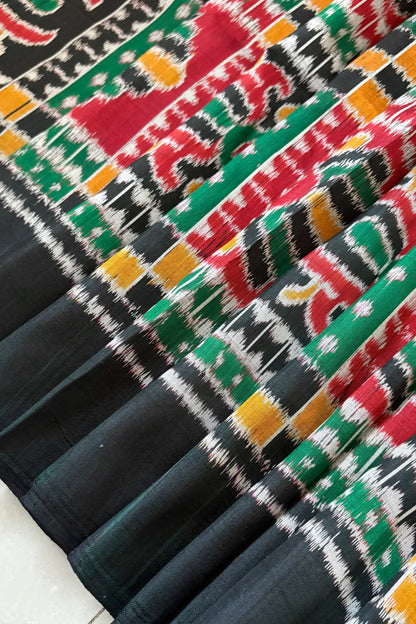 Exclusive Odisha Ikkat Nuapatna Silk Saree - Utkala Laxmi