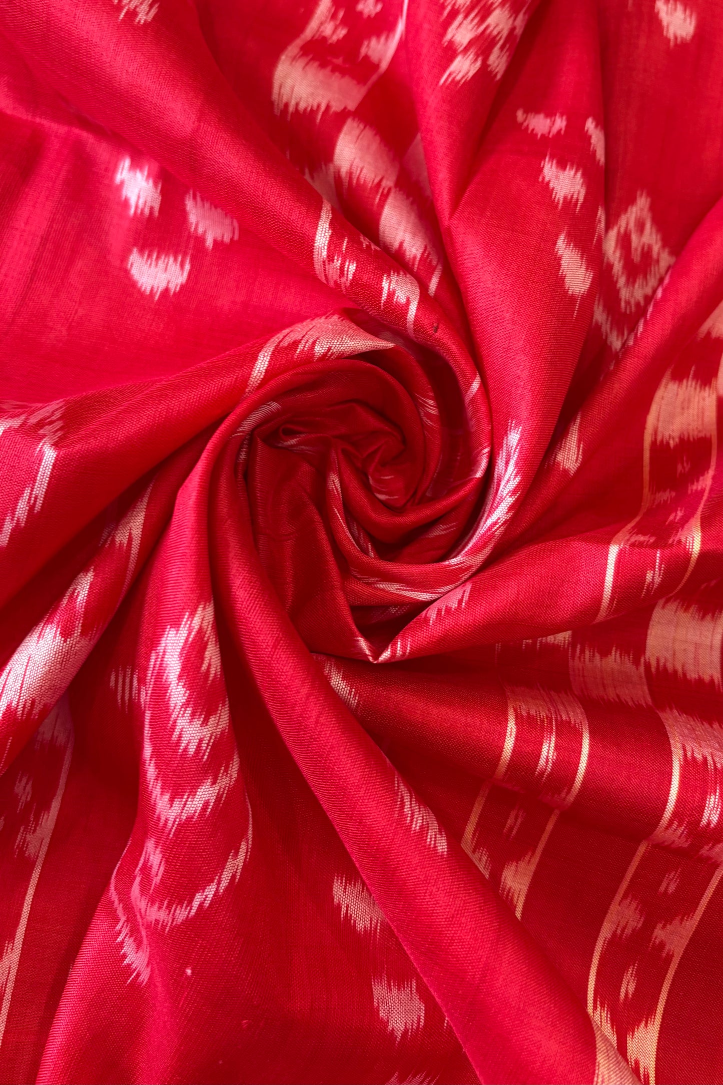 Exclusive Odisha Ikkat Pure Silk Saree- Red