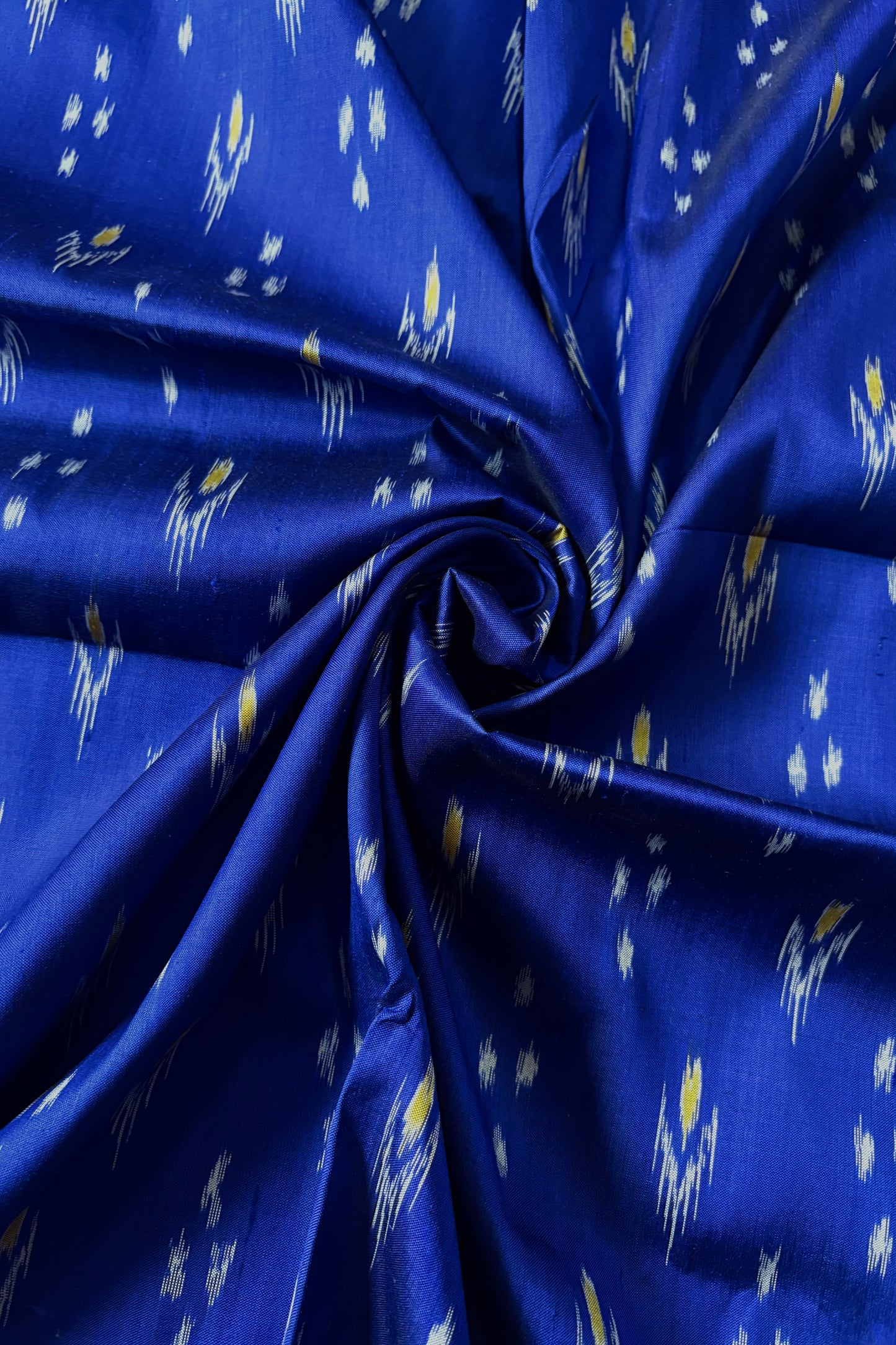 Odisha Ikkat Khandua Silk Saree - Mayura Chandrika- Royal Blue