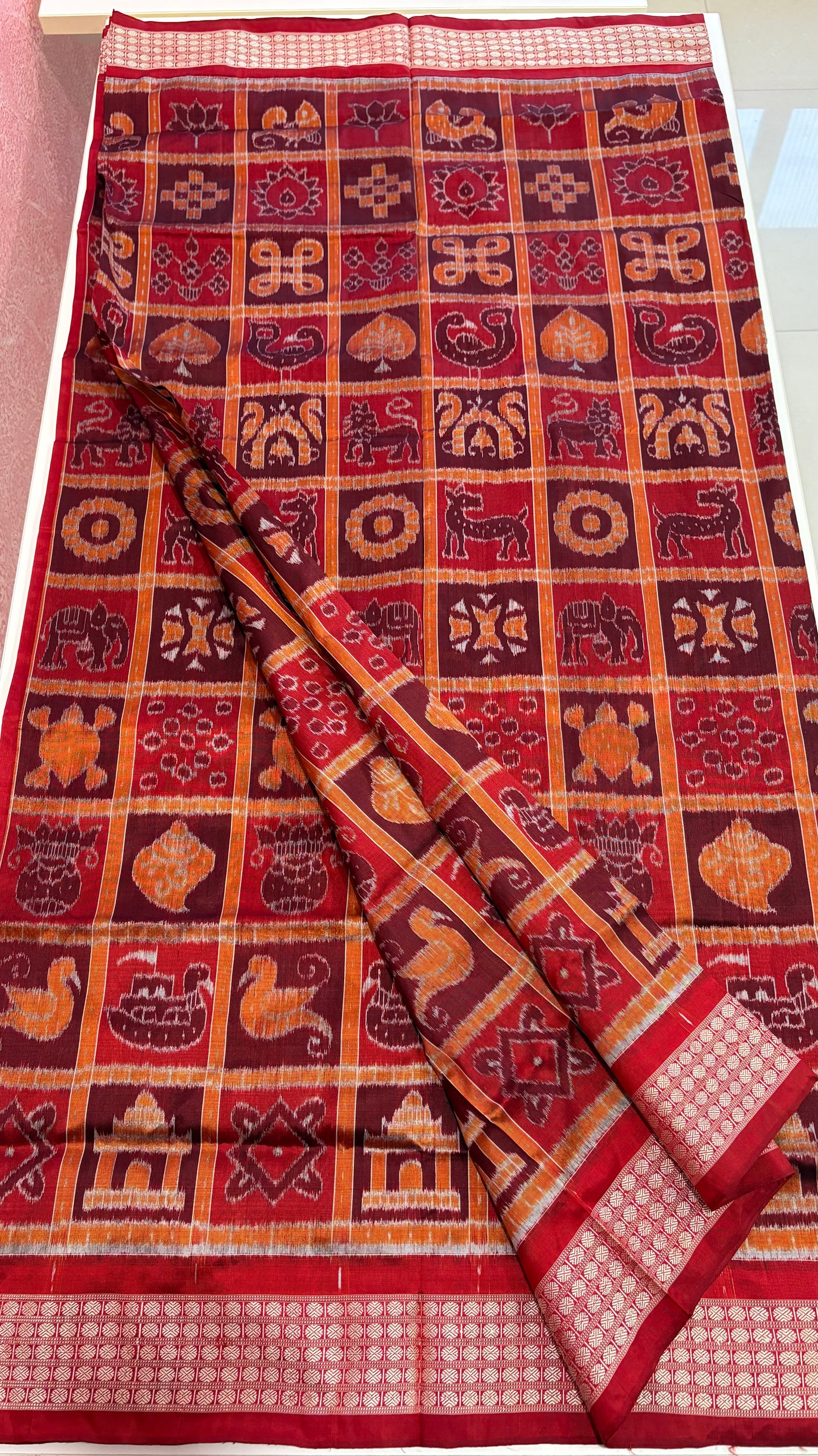 Exclusive Sambalpuri Pure Silk Saree