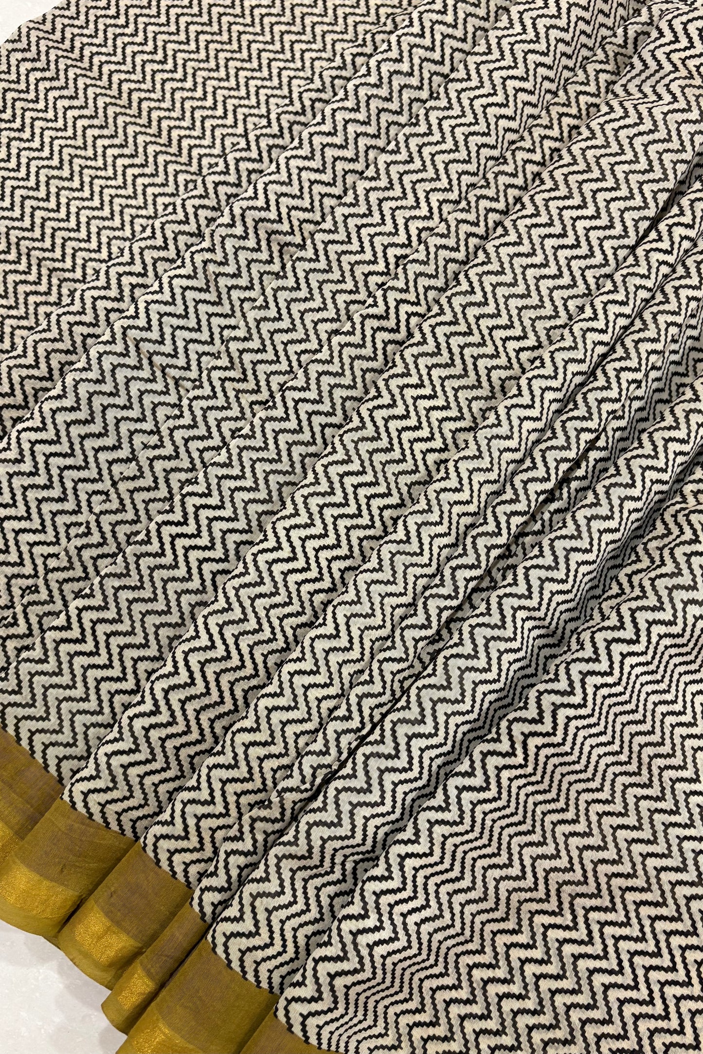 Hand Block Print Silk-Cotton Saree