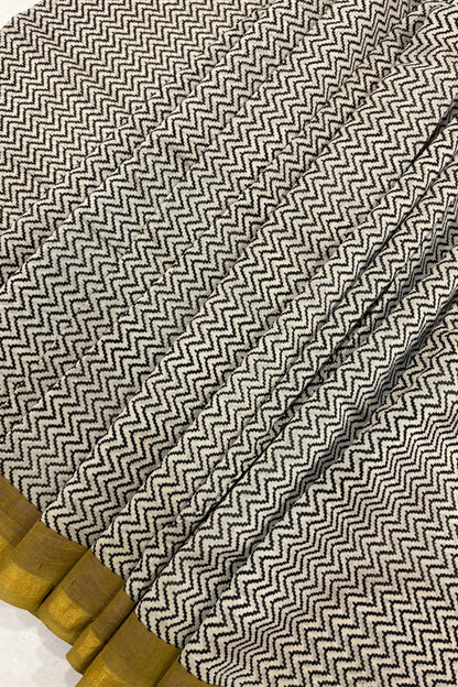 Hand Block Print Silk-Cotton Saree