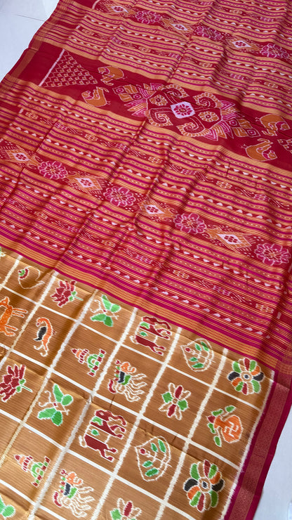 Exclusive Odisha Ikkat Nabakothi Pure Silk Saree