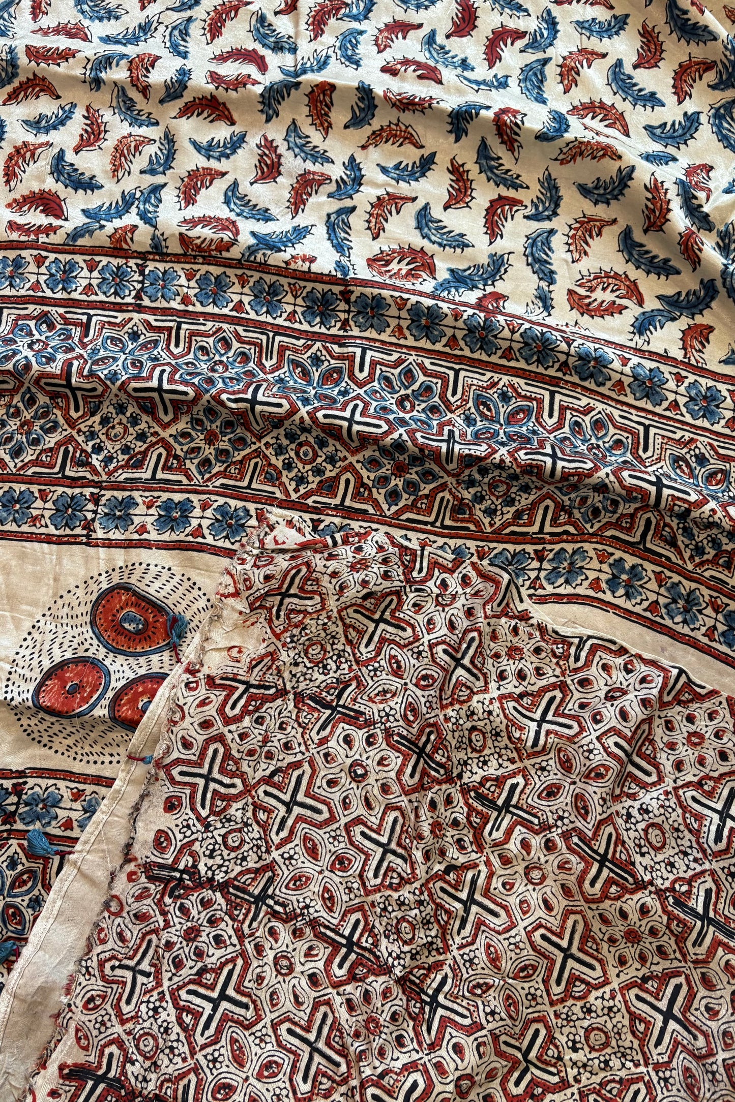 Ajrakh on Modal- Off White