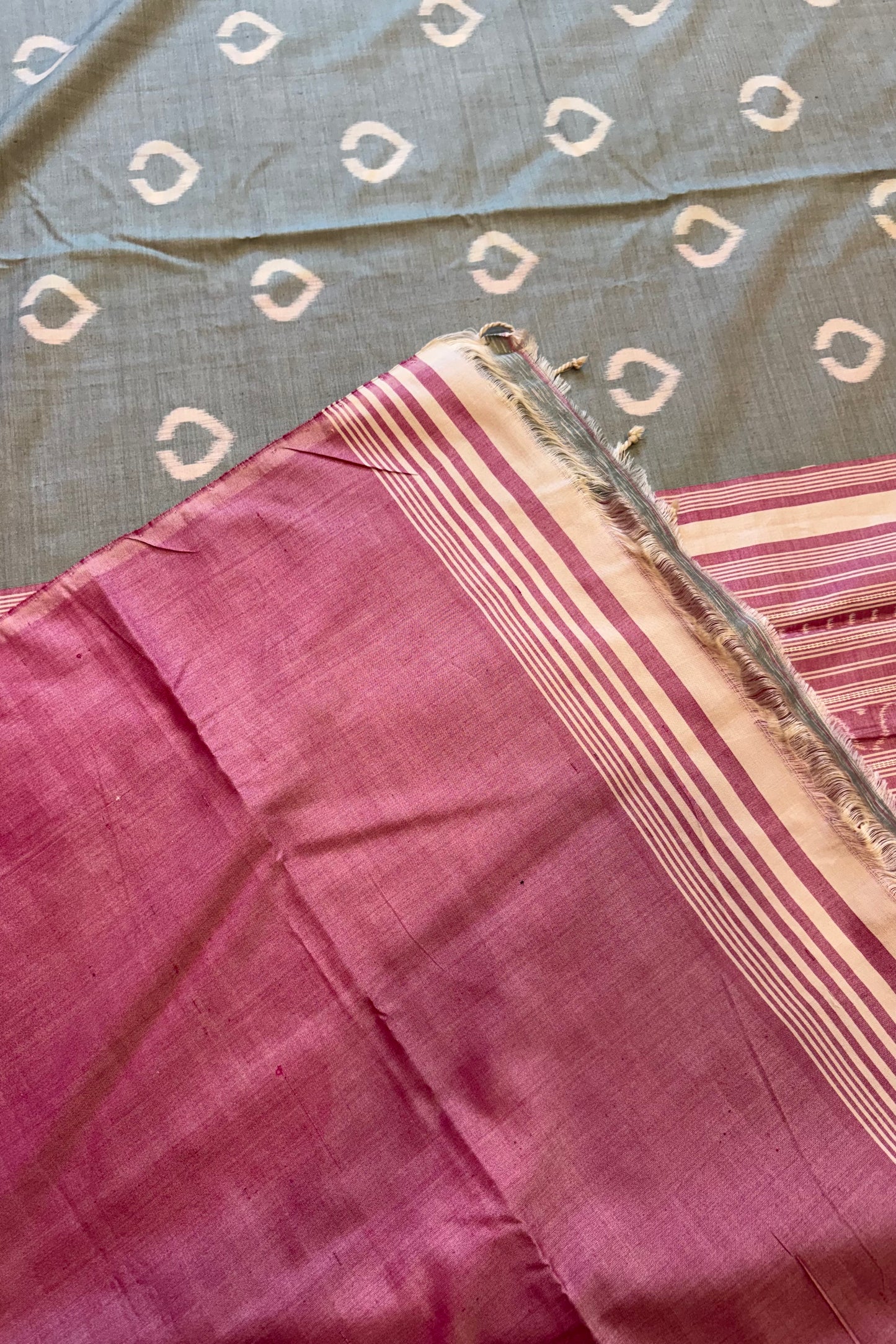 Exclusive Odisha Ikkat Pure Eri Silk Saree - English Green