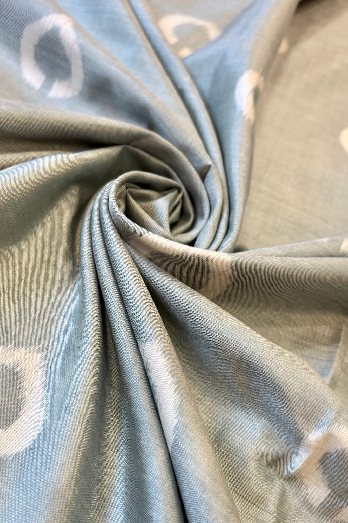 Exclusive Odisha Ikkat Pure Eri Silk Saree - English Green