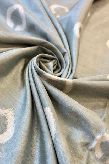 Exclusive Odisha Ikkat Pure Eri Silk Saree - English Green