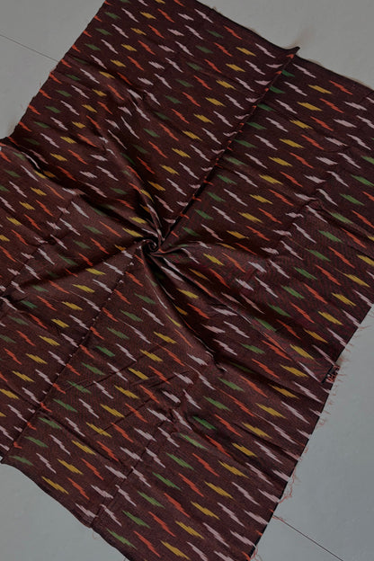 Cotton Ikkat Blouse Piece- Code 02