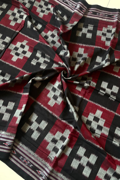Odisha Ikkat Pasapali Cotton Saree