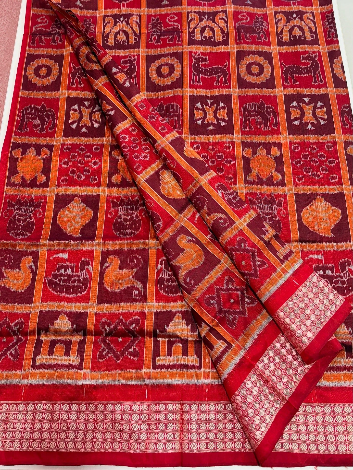 Exclusive Sambalpuri Pure Silk Saree