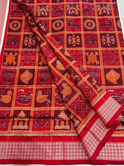 Exclusive Sambalpuri Pure Silk Saree