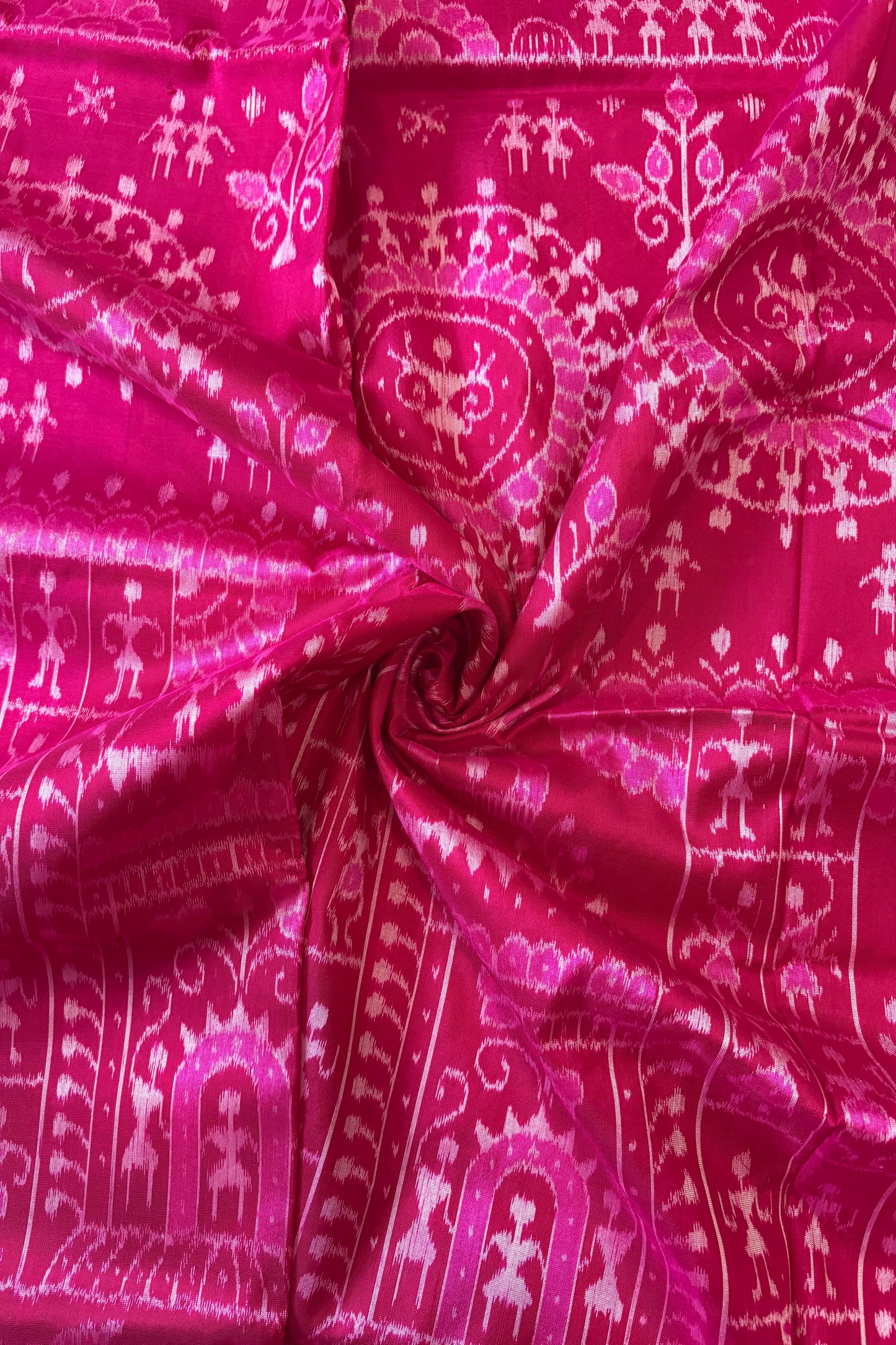 Exclusive Sambalpuri Pure Silk Saree - Pink