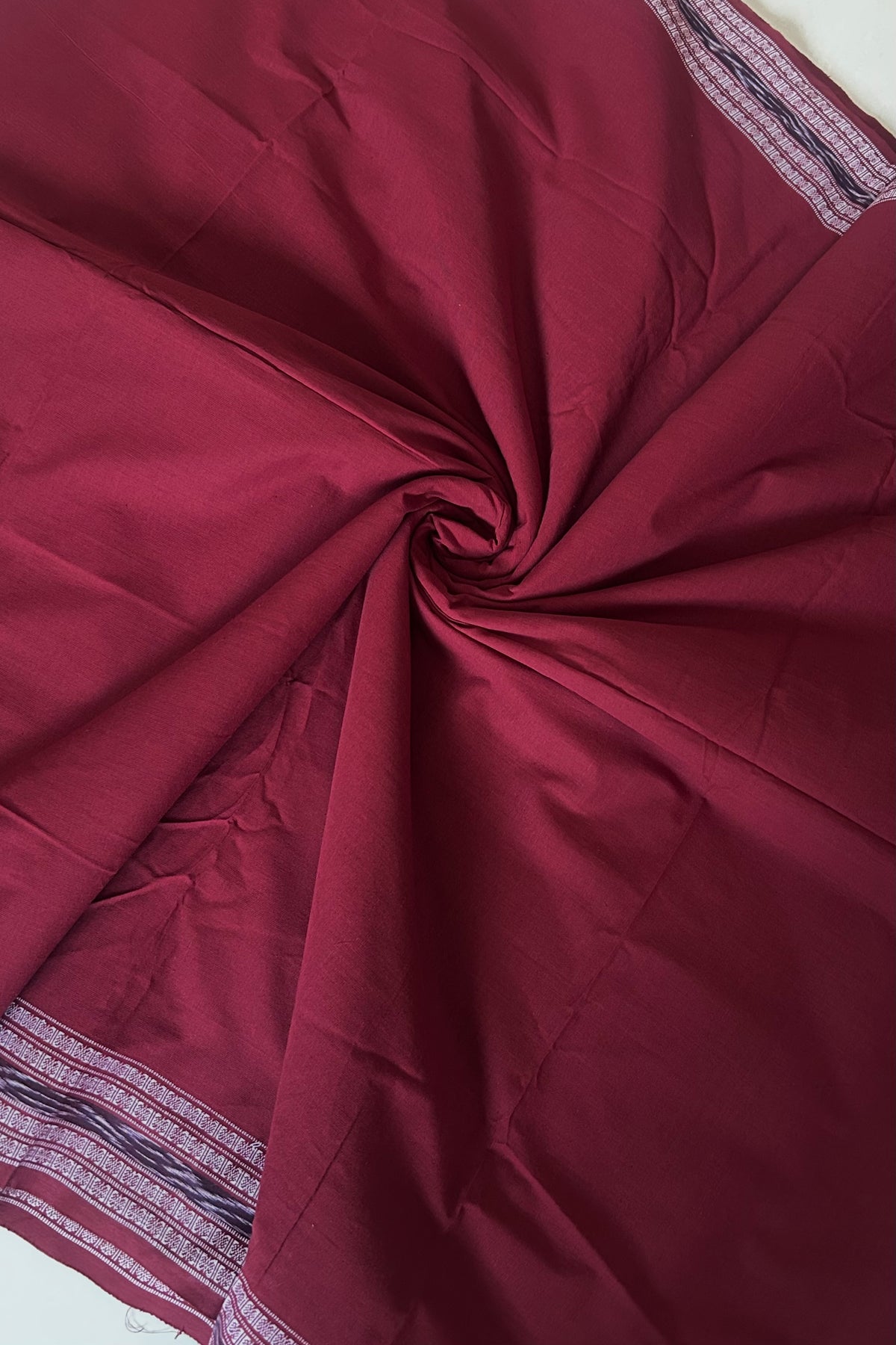 Pure Cotton Odisha Handloom Blouse Piece- maroon