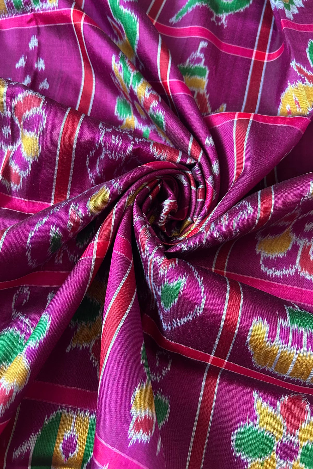 Nabakothi Khandua Pure Silk Saree: Purple
