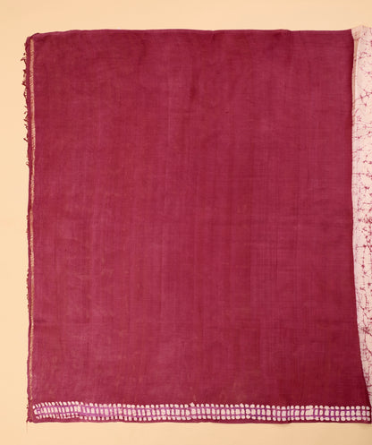 Murshidabad Pure Silk Saree With Hand Batik Print