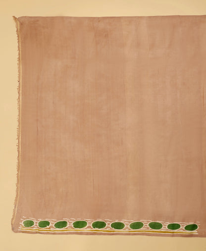 Murshidabad Pure Silk Saree With Hand Batik Print