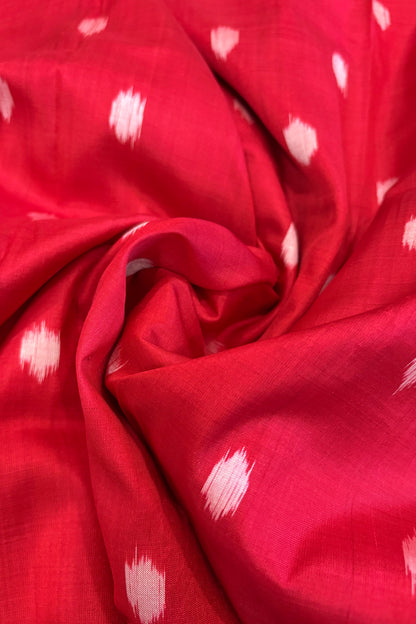 Exclusive Odisha Ikkat Pure Silk Saree- Red