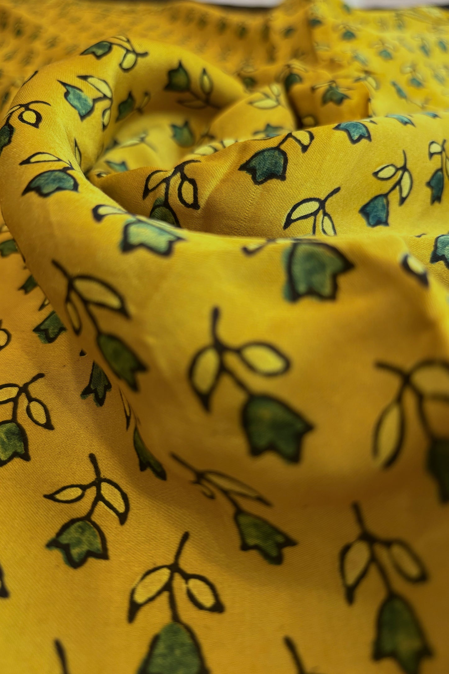 Ajrakh on Modal- Yellow