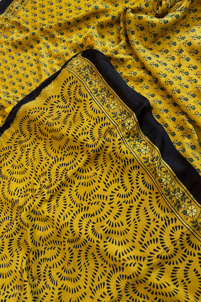 Ajrakh on Modal- Yellow