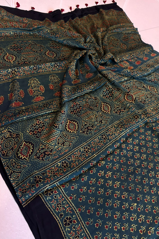 Ajrakh on Modal- Green