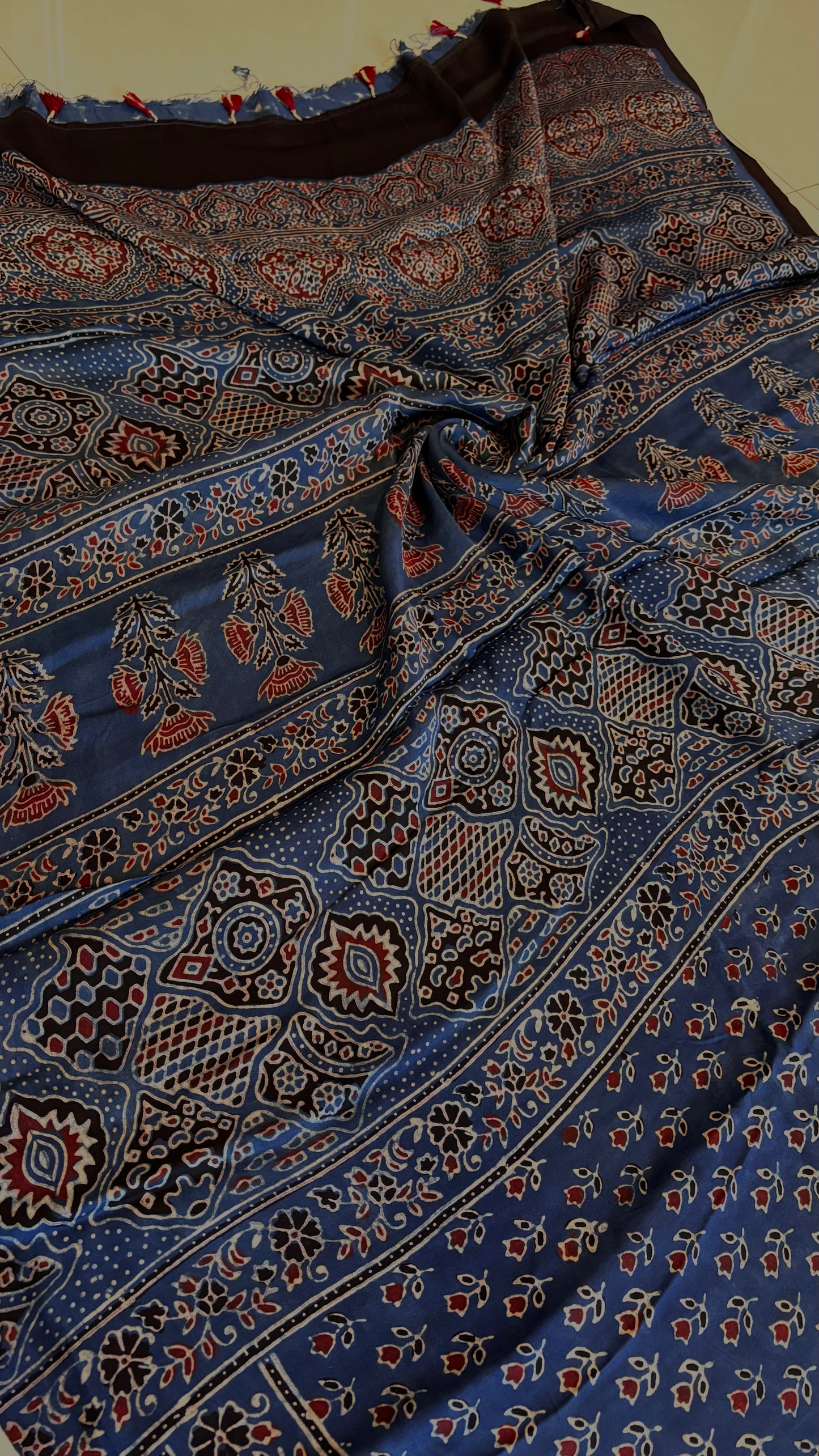 Ajrakh on Modal- Indigo