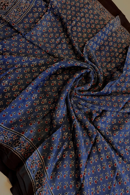 Ajrakh on Modal- Indigo