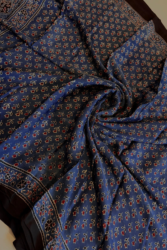 Ajrakh on Modal- Indigo