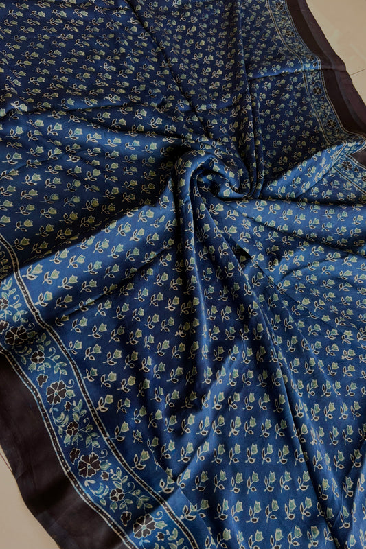 Ajrakh on Modal- Indigo