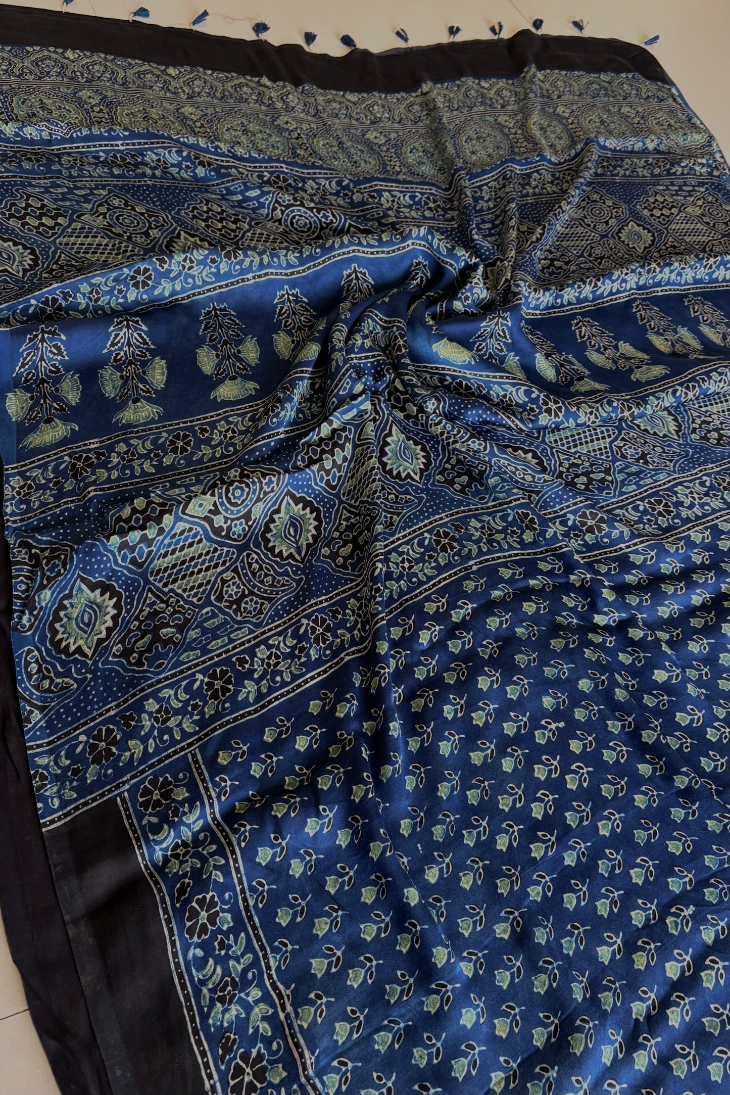 Ajrakh on Modal- Indigo