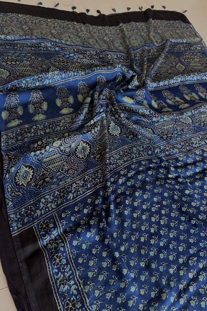Ajrakh on Modal- Indigo