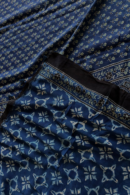 Ajrakh on Modal- Indigo