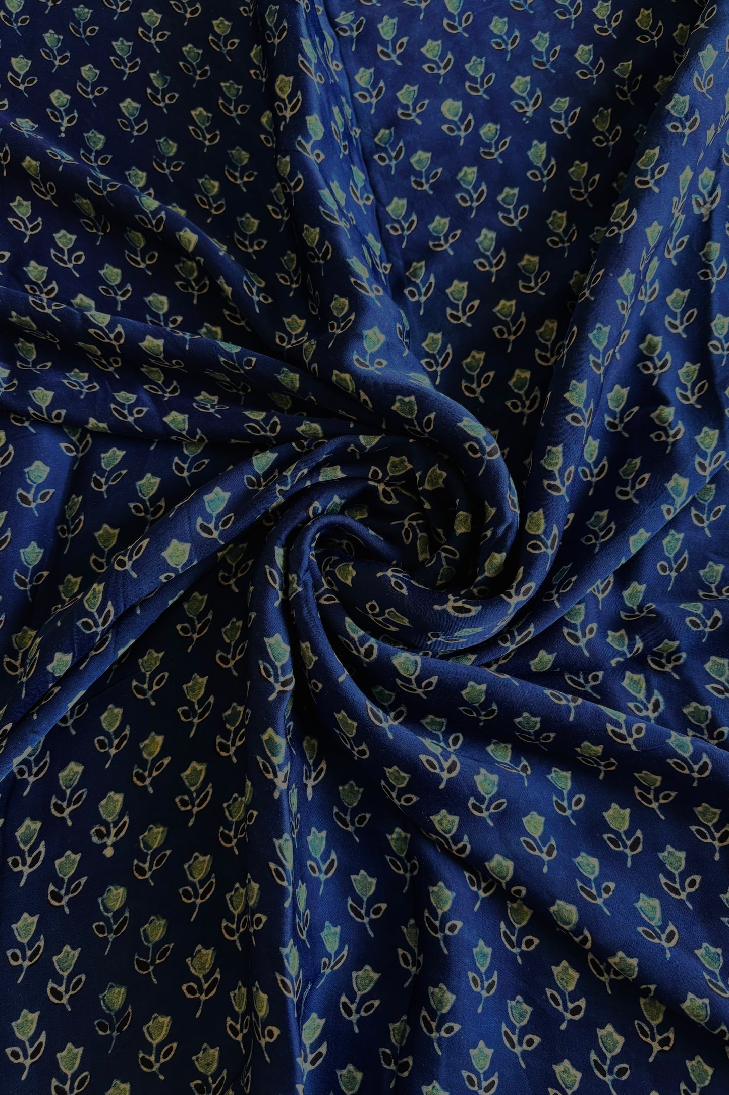 Ajrakh on Modal- Indigo