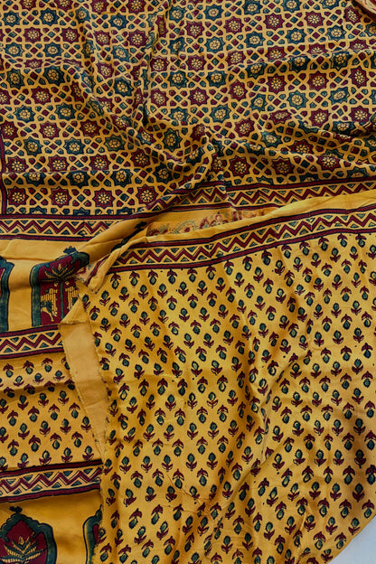 Ajrakh on Modal- Yellow