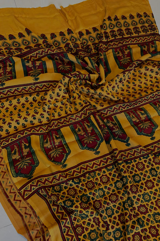 Ajrakh on Modal- Yellow