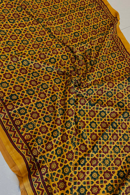 Ajrakh on Modal- Yellow