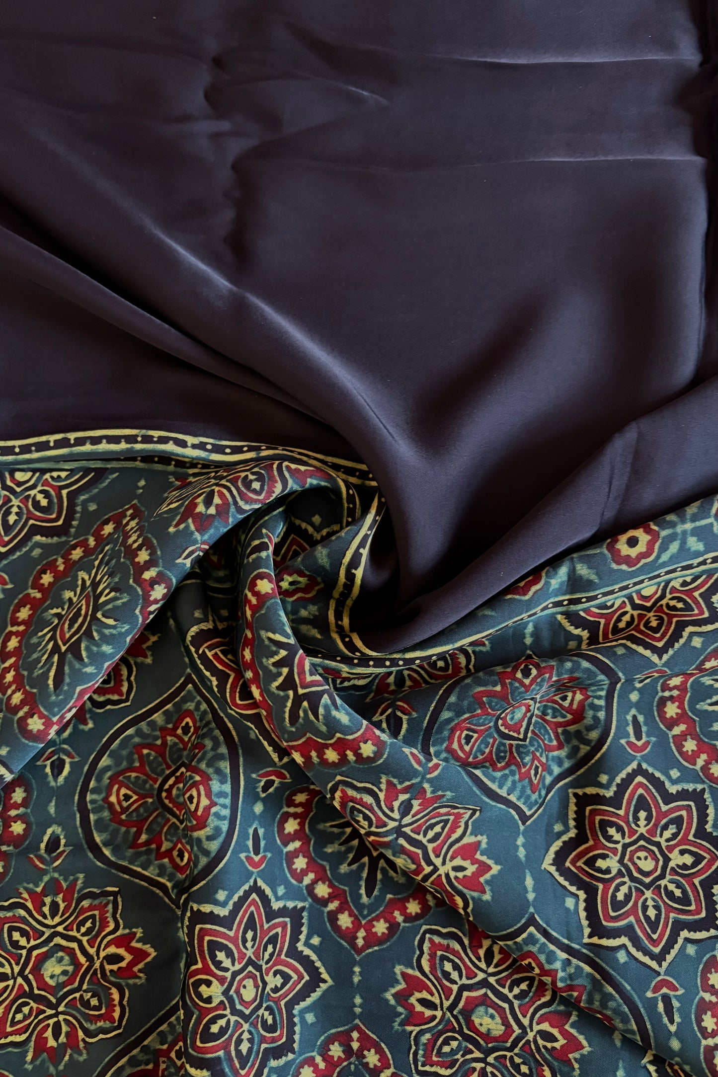 Ajrakh on Modal- Black and Green