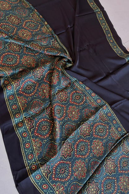 Ajrakh on Modal- Black and Green