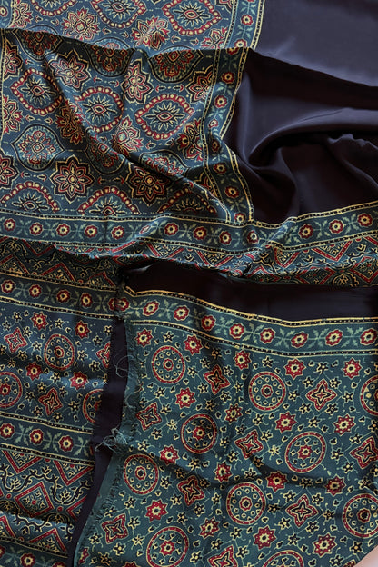 Ajrakh on Modal- Black and Green