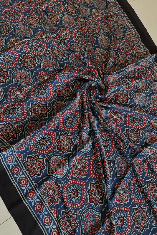 Ajrakh on Modal- Indigo