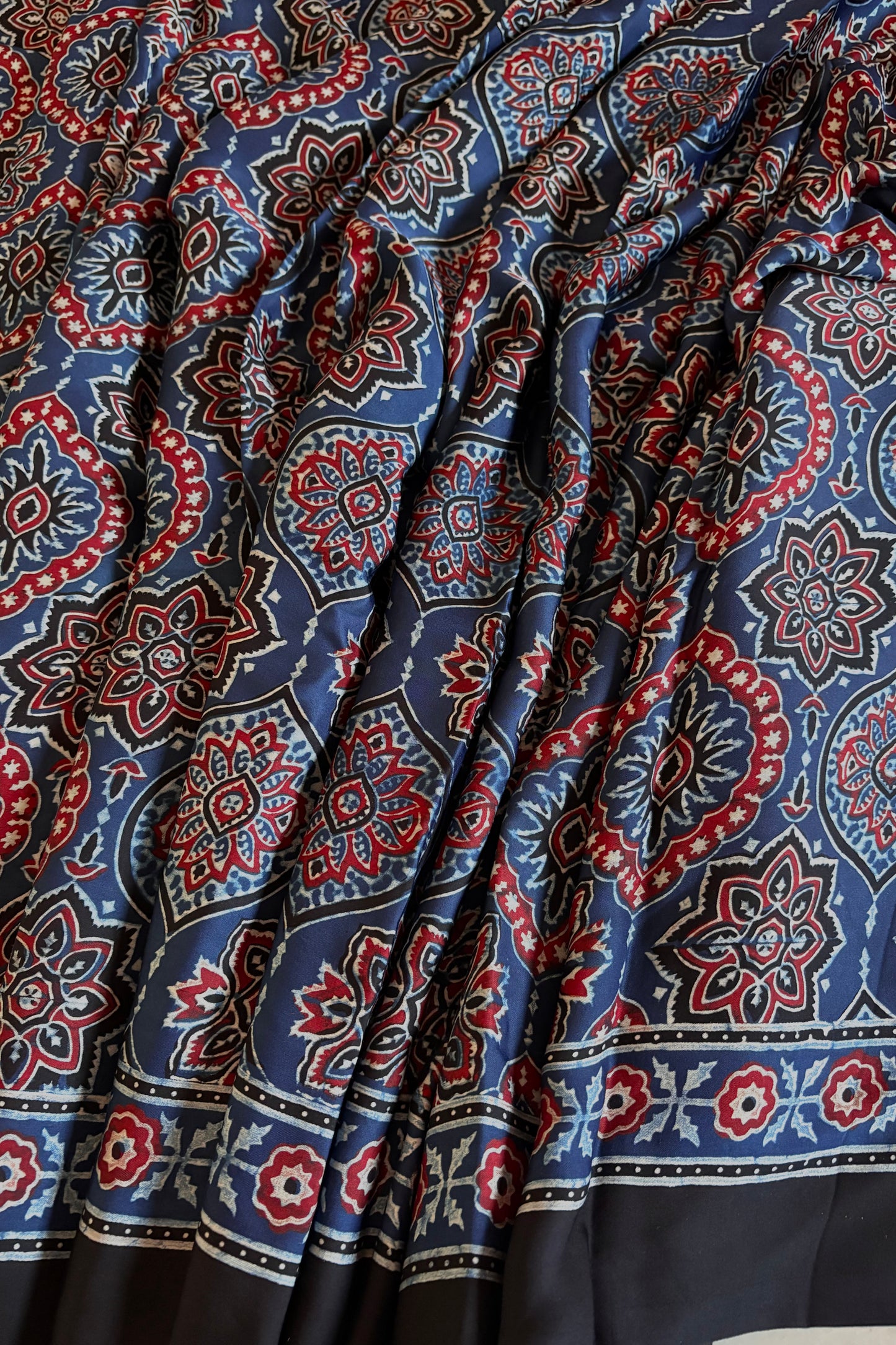 Ajrakh on Modal- Indigo