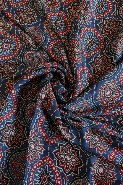 Ajrakh on Modal- Indigo